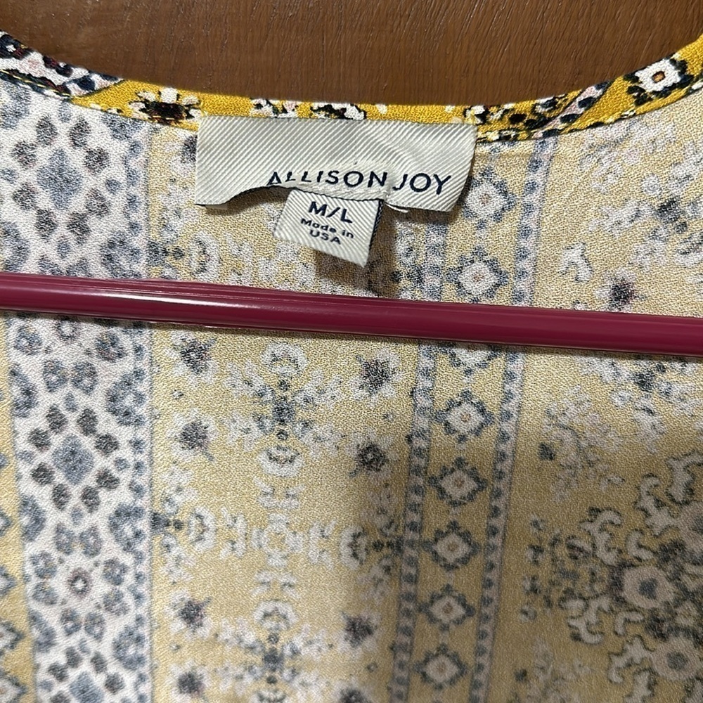 Allison Joy EVEREVE wrap kimono M/L - Picture 3 of 4